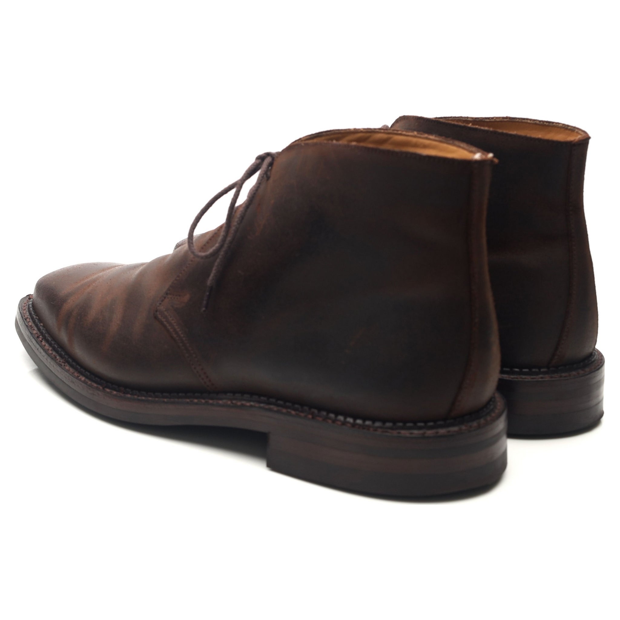 Crockett & Jones Molton bottines chukka daim marron 8,5
