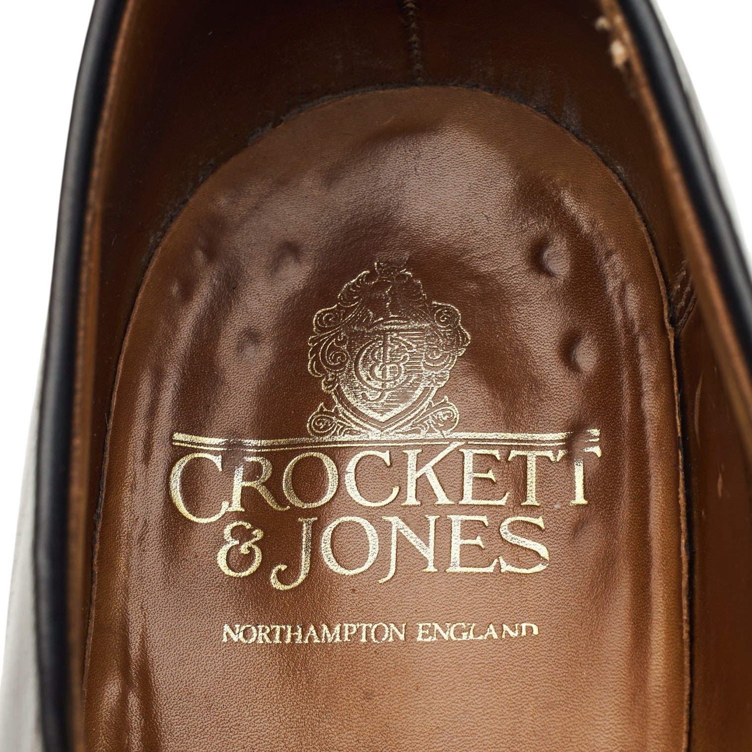 Crockett & Jones Carlisle derby cuir bordeaux UK 9,5