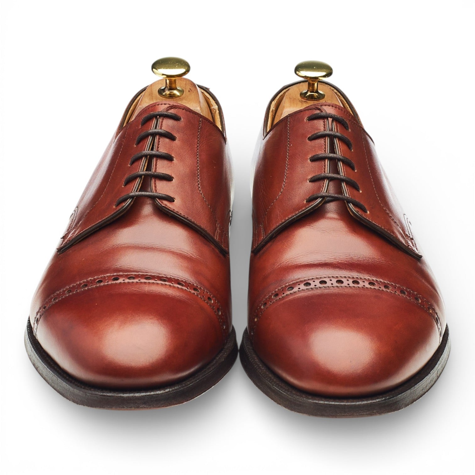 Crockett & Jones Draycott derbies cuir marron UK 9