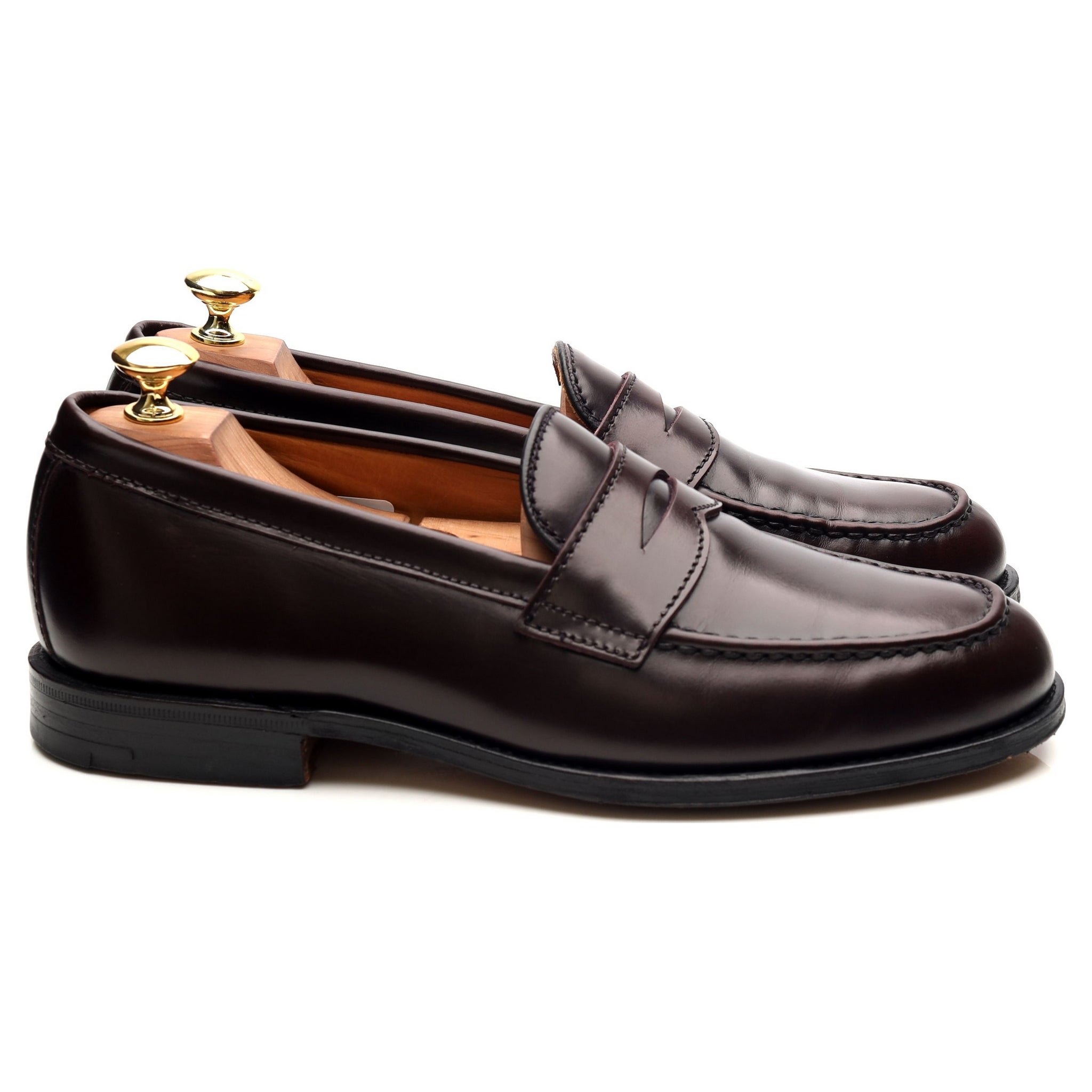 Church's mocassins cuir bordeaux homme UK 8.5
