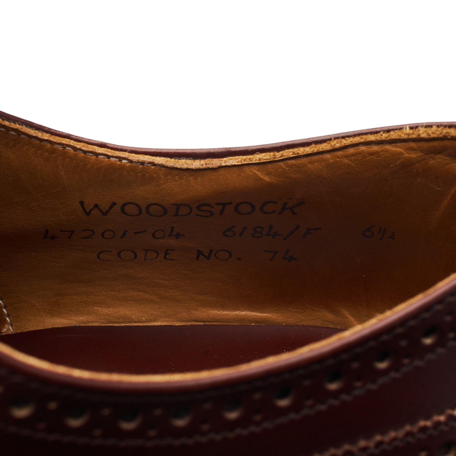Cheaney Woodstock oxford brogue cuir marron UK 6.5
