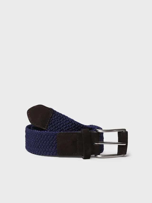 Toni Pons Eric ceinture homme tressée élastique tostado