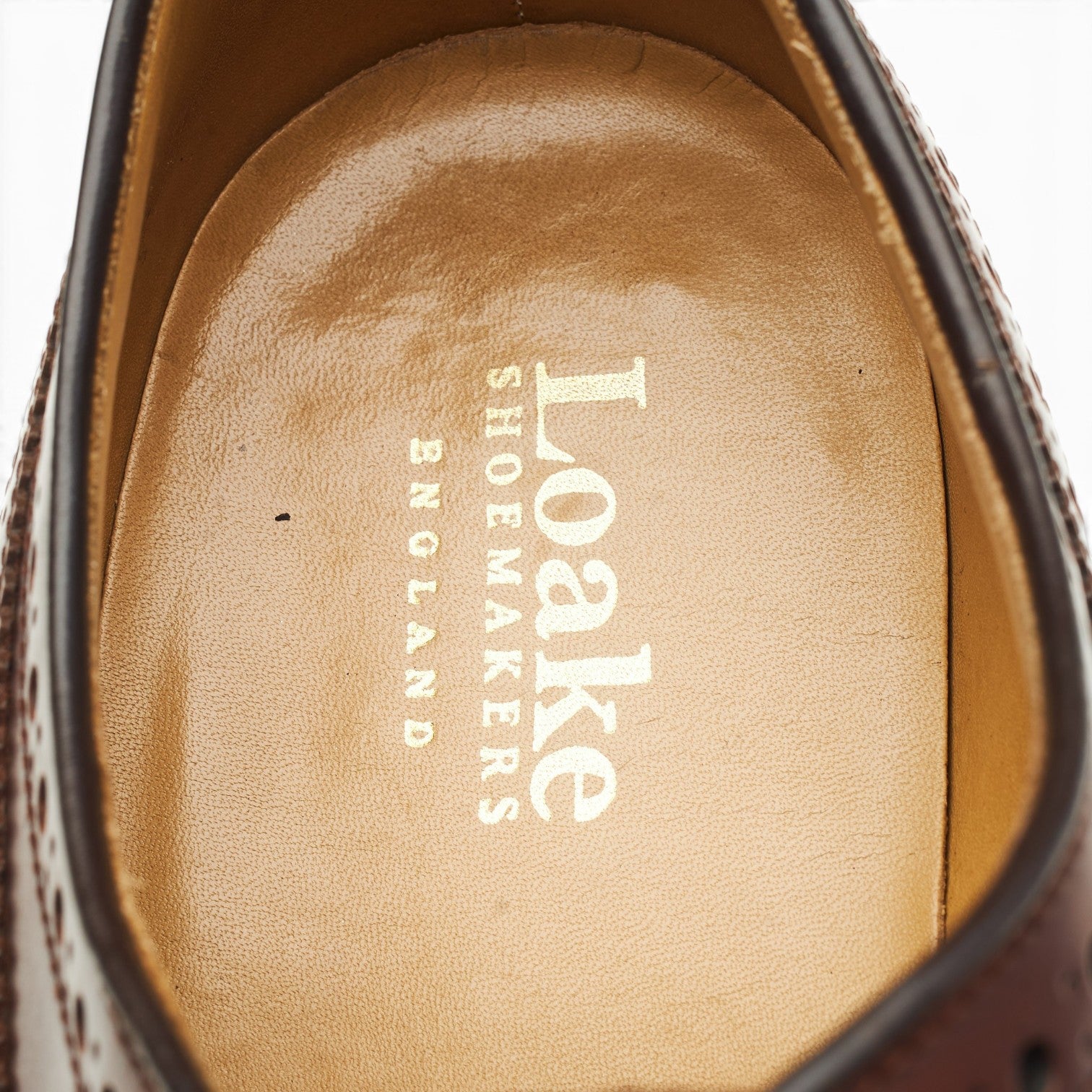 Loake Vintage Braemar derbies cuir marron pointure UK 9,5