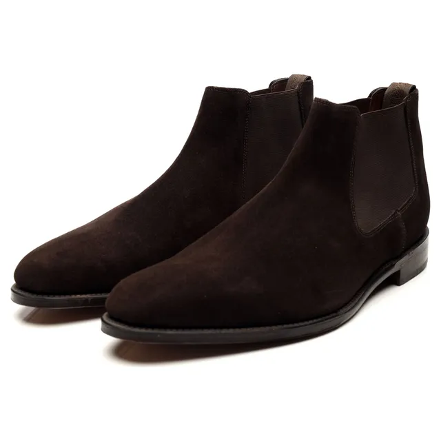 Loake 1880 Nene bottines chelsea daim marron 11 UK