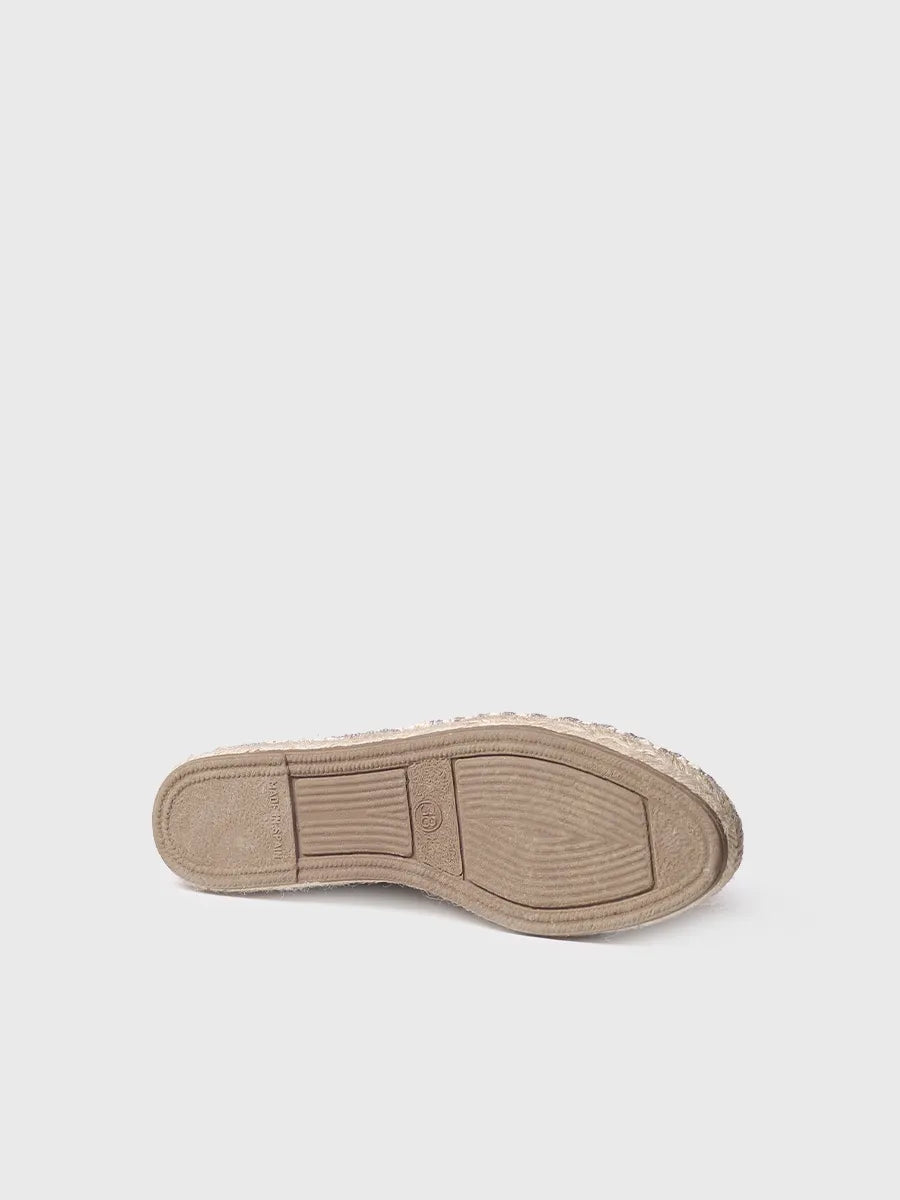 Toni Pons Blanes-DD espadrille mixte toile taupe