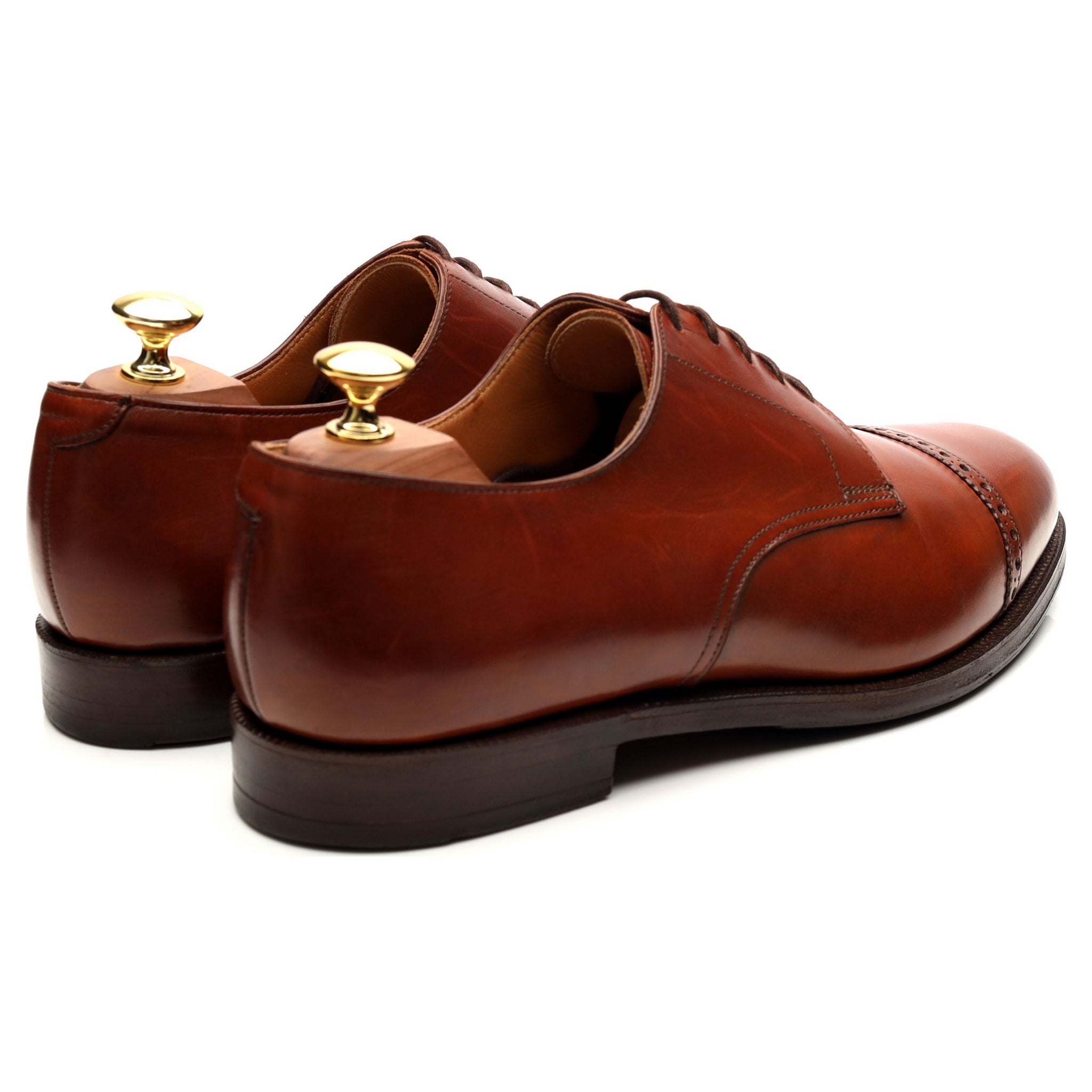 Crockett & Jones Draycott derbies cuir marron clair 8,5 UK