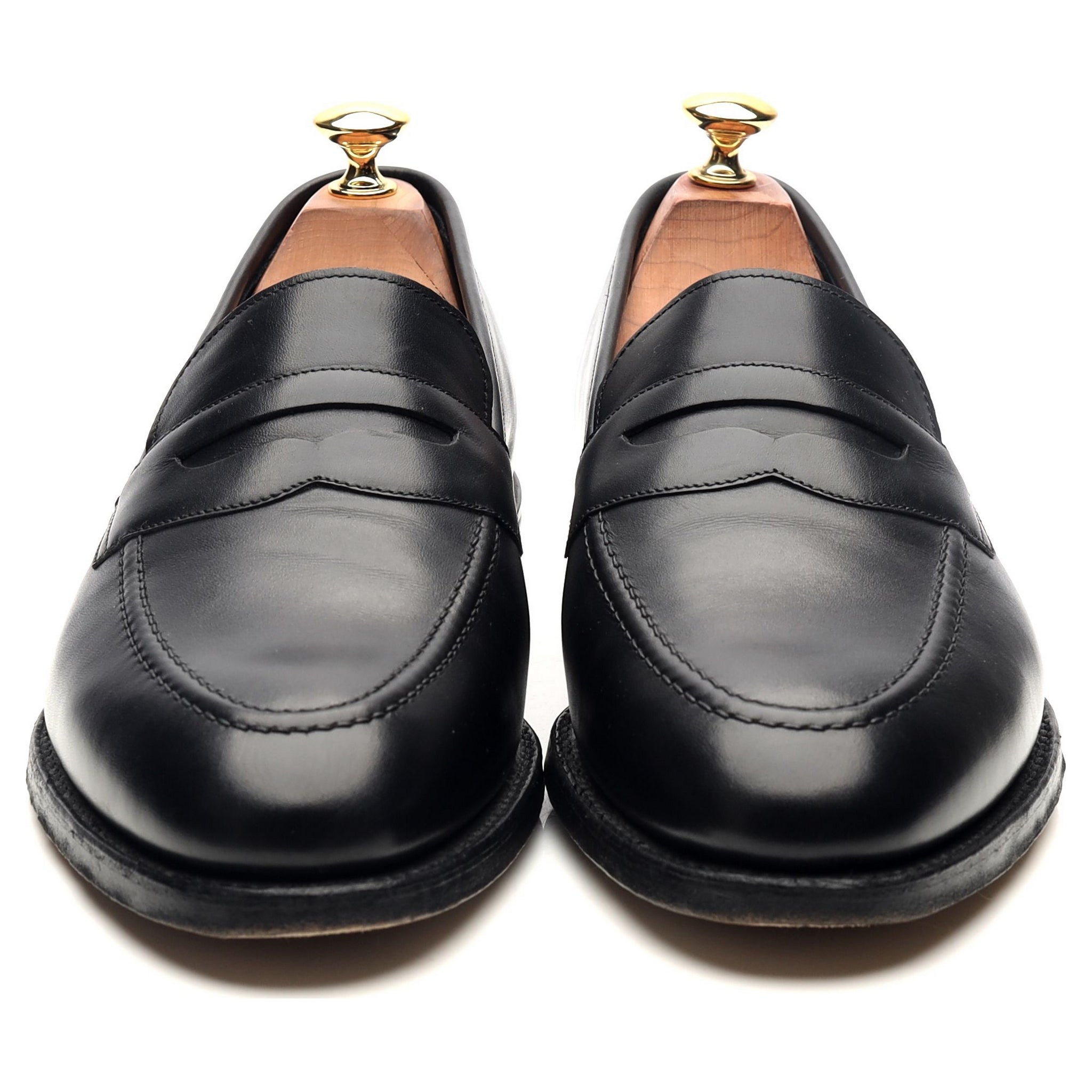 Loake 1880 Whitehall mocassins cuir noir pointure UK 9