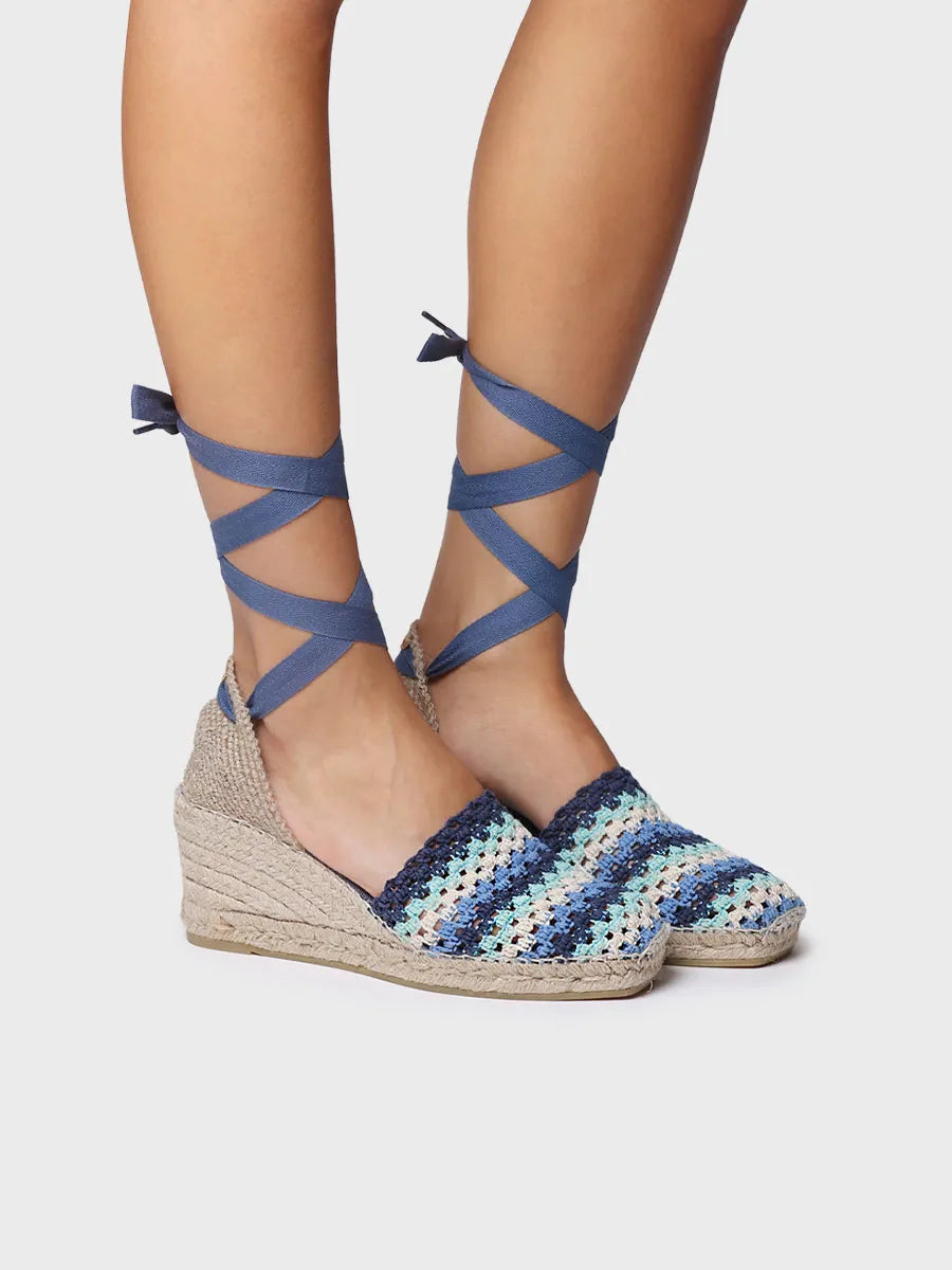 Toni Pons Georgina espadrilles compensées crochet