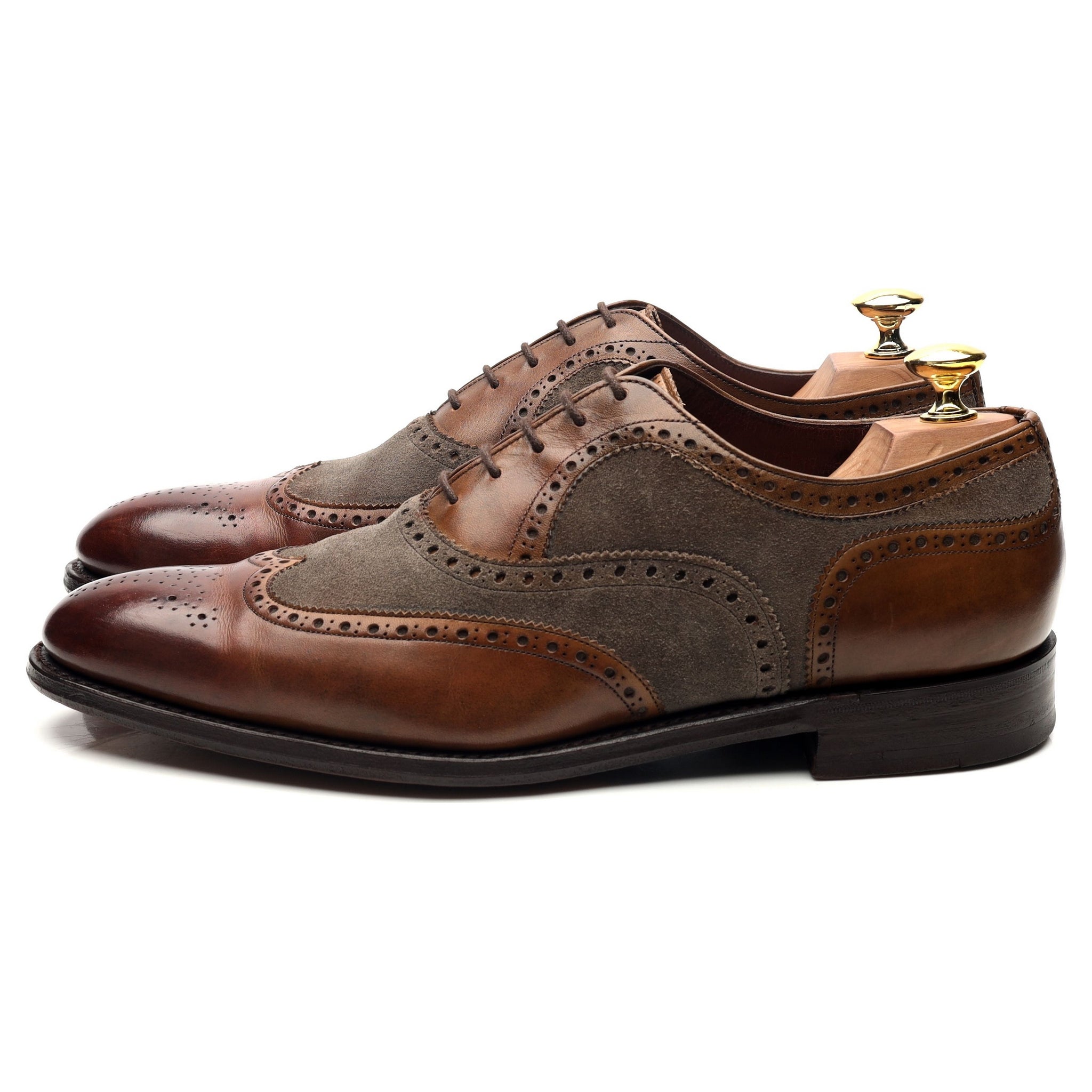 Herring Fencote oxford cuir marron pointure UK 8