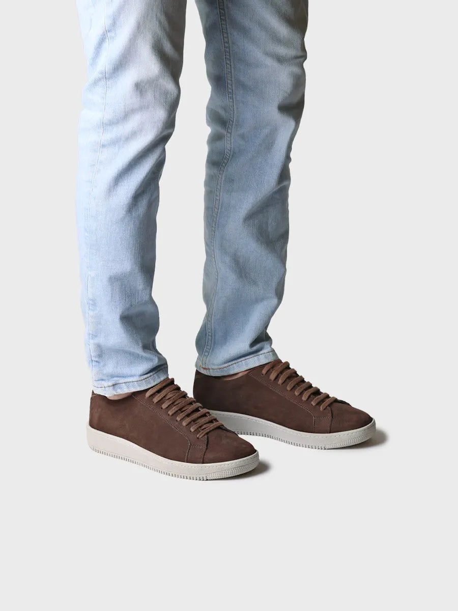 Toni Pons Dalmau baskets homme nubuck marron