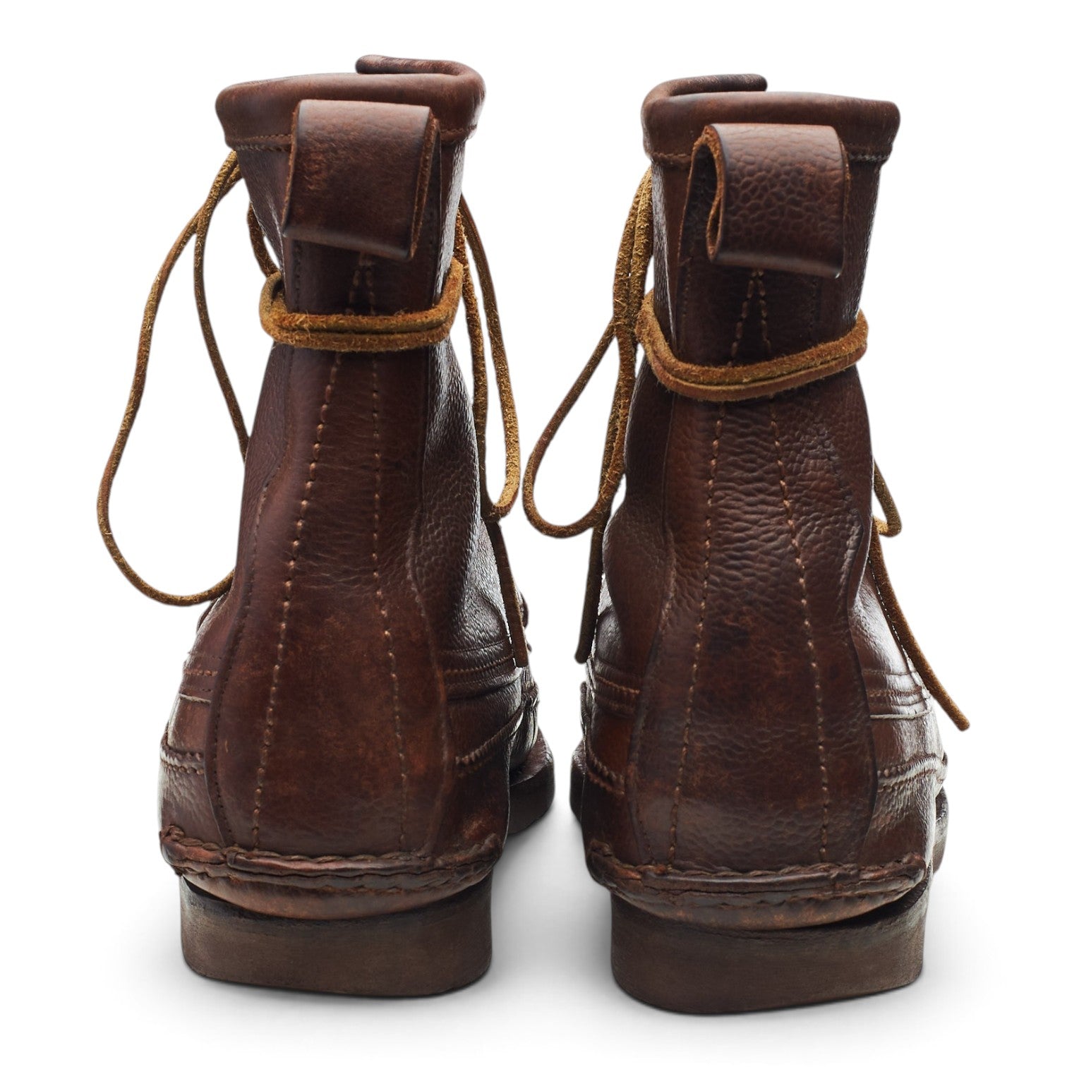 Yuketen Maine Guide bottes cuir marron UK 11