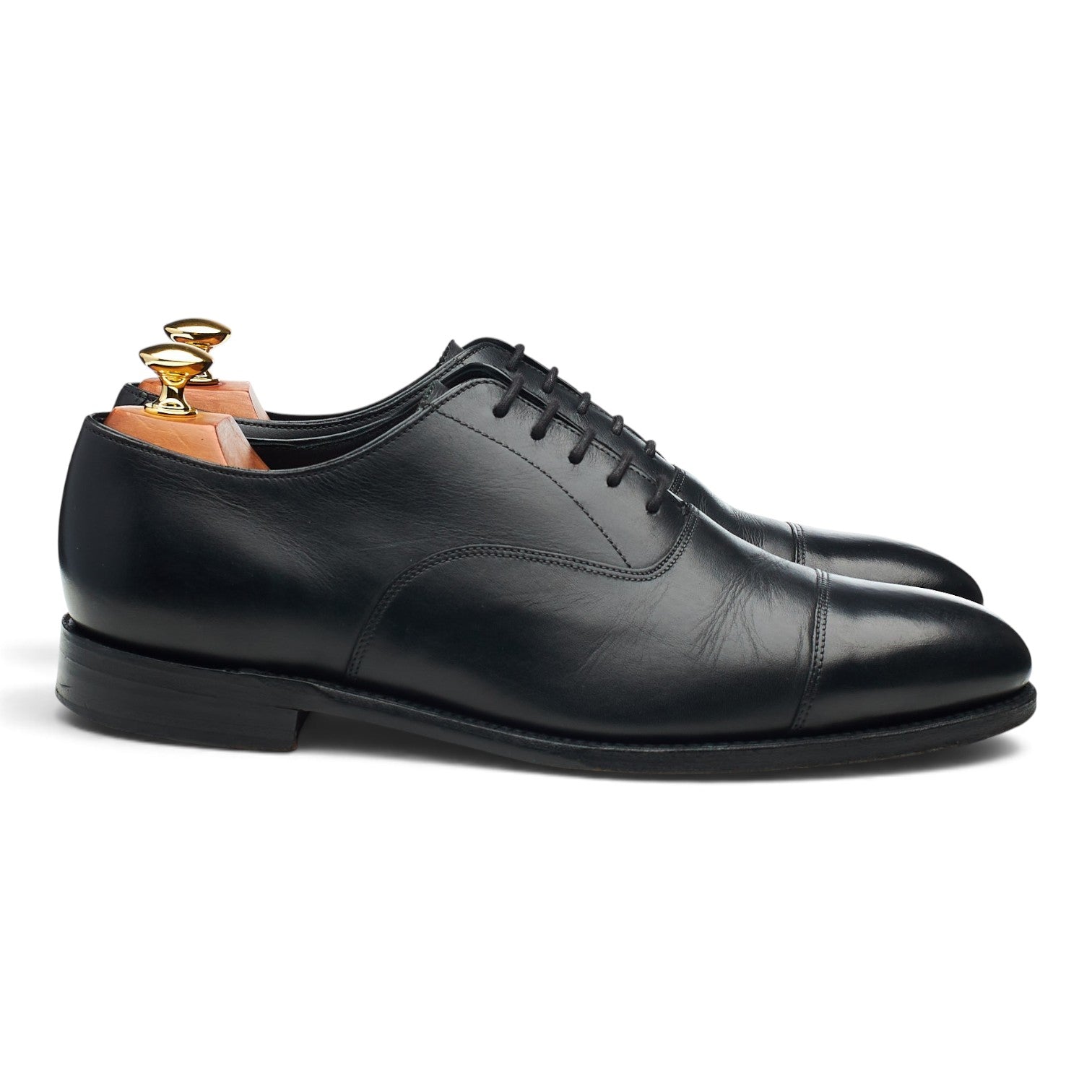 Loake 1880 Aldwych richelieu cuir noir pointure UK 9