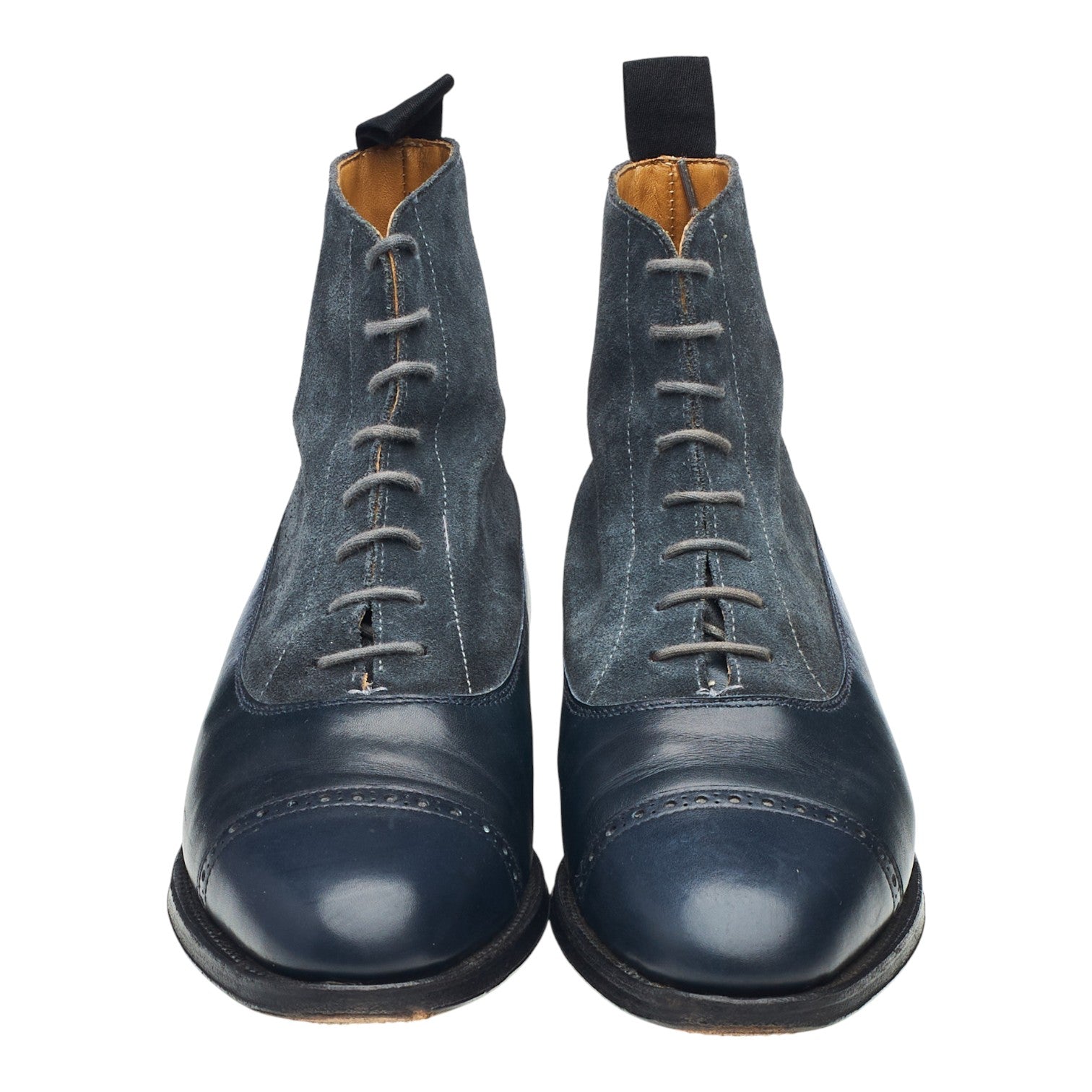 Crockett & Jones Chatsworth bottines cuir bleu UK 4