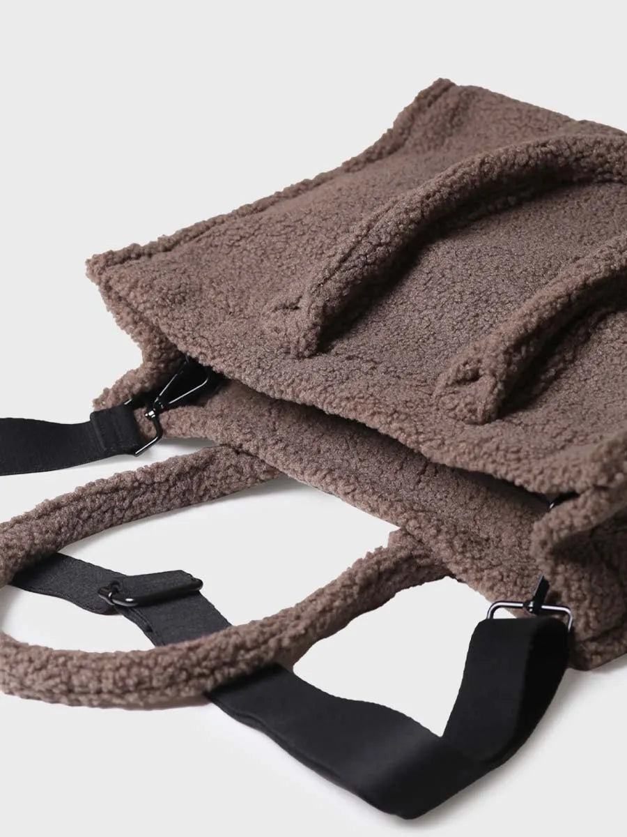 Toni Pons Gwen sac shopper fourrure taupe taille unique