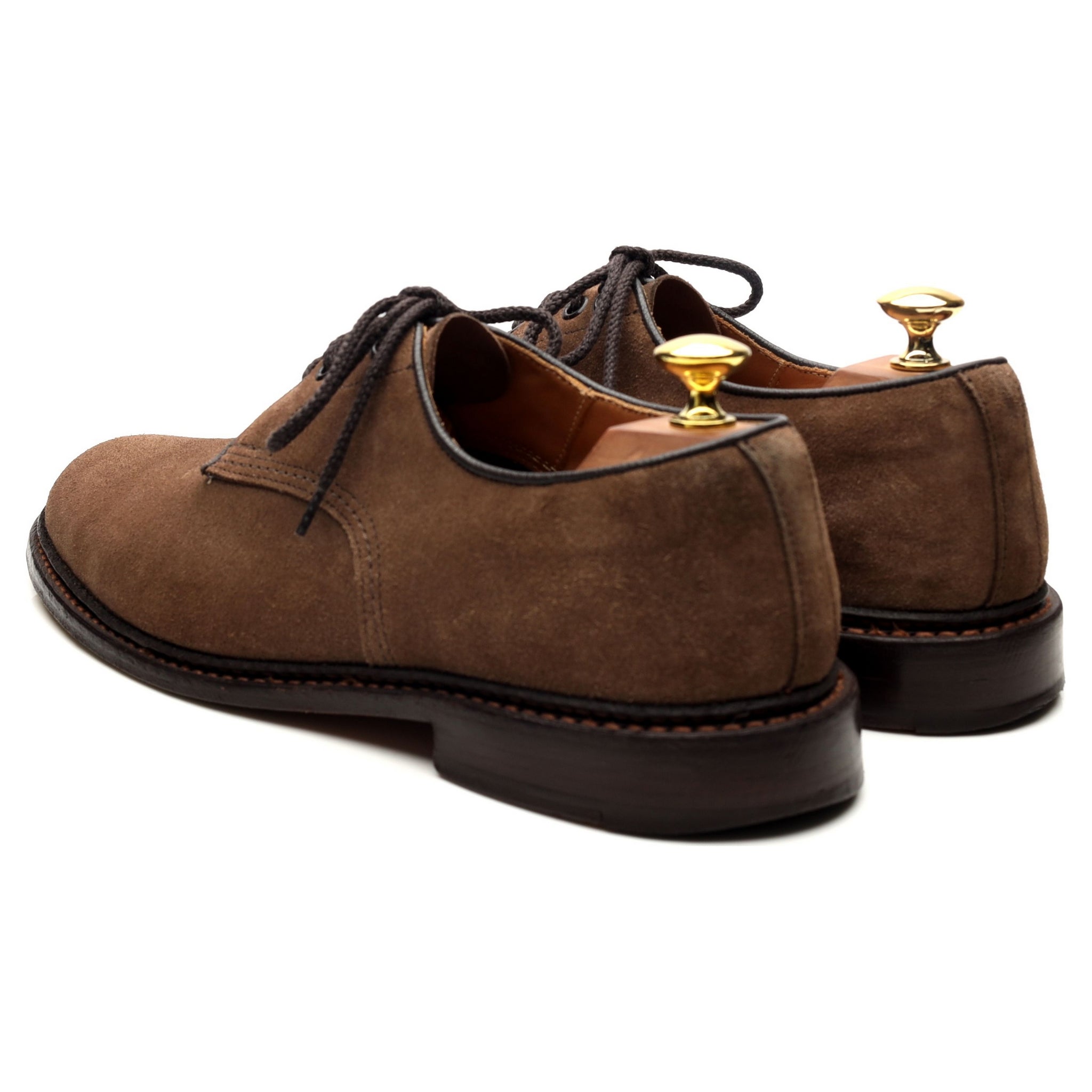 Tricker's Daniel derby daim marron clair UK 8