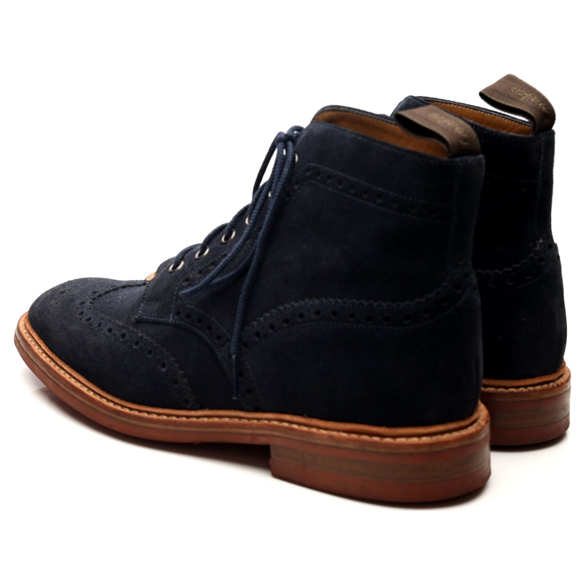 Loake 1880 Winchester boots suède bleu marine UK 7