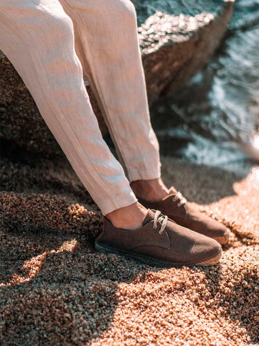 Toni Pons Dixon espadrille homme toile à lacets