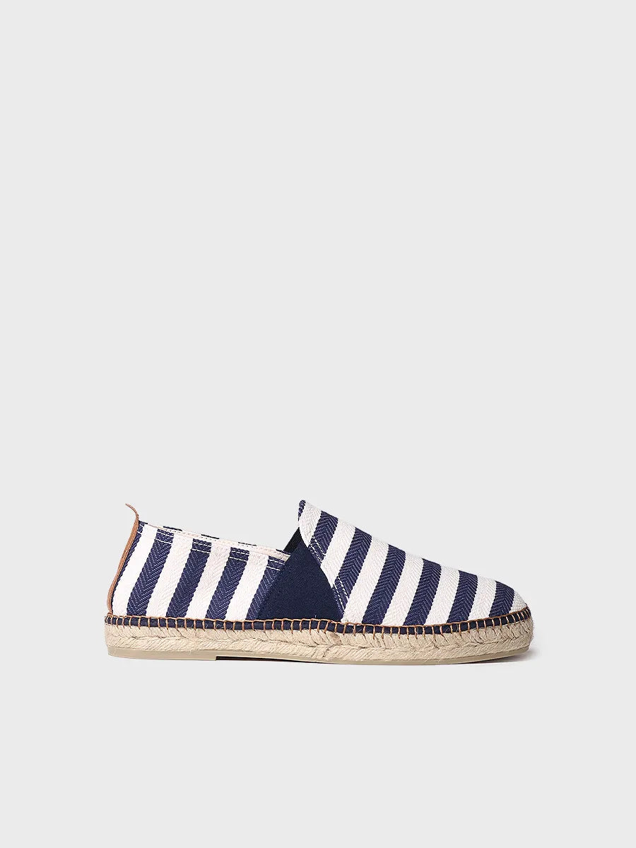 Toni Pons Dustin espadrille homme toile rayée marine