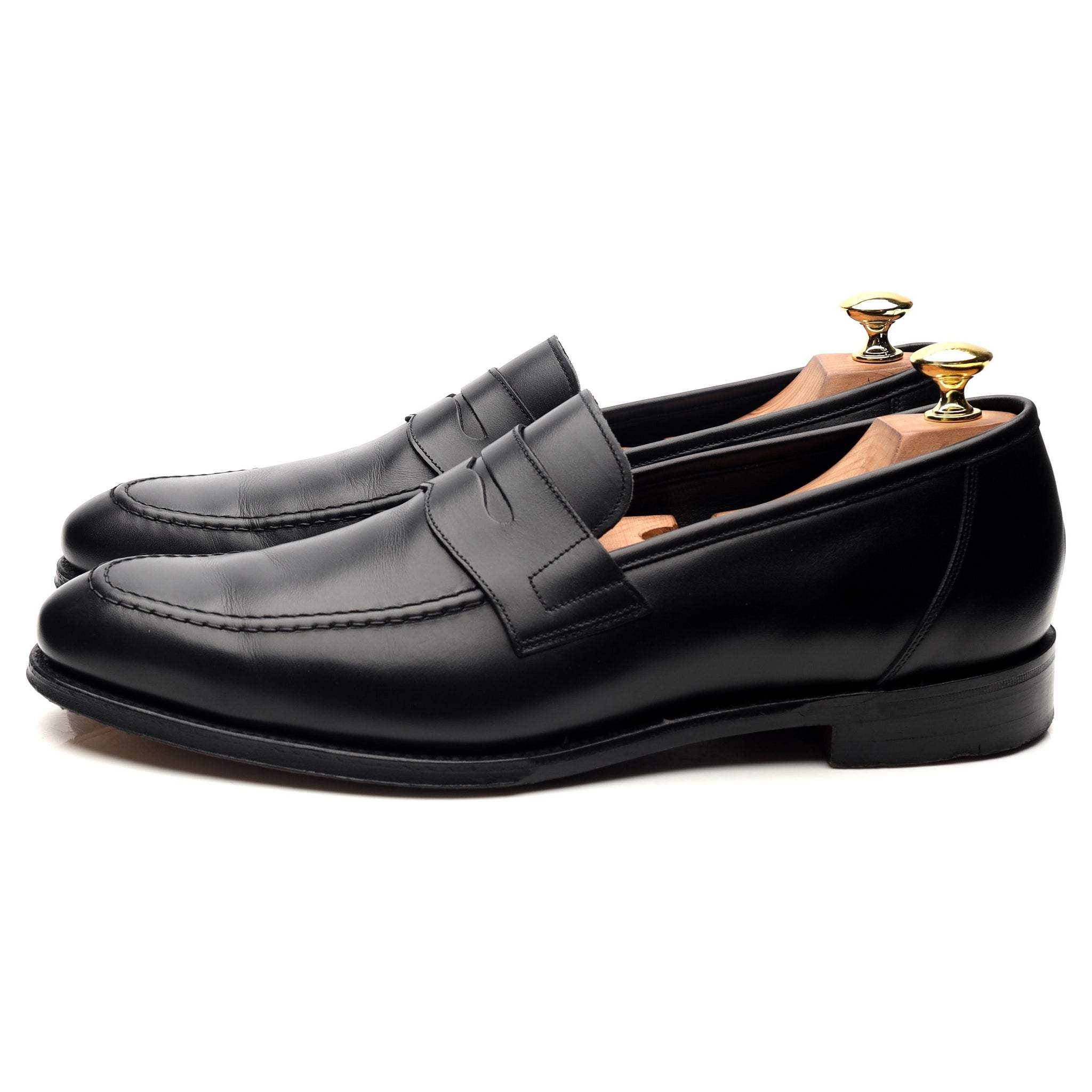 Loake Anson mocassin cuir noir 8,5 penny
