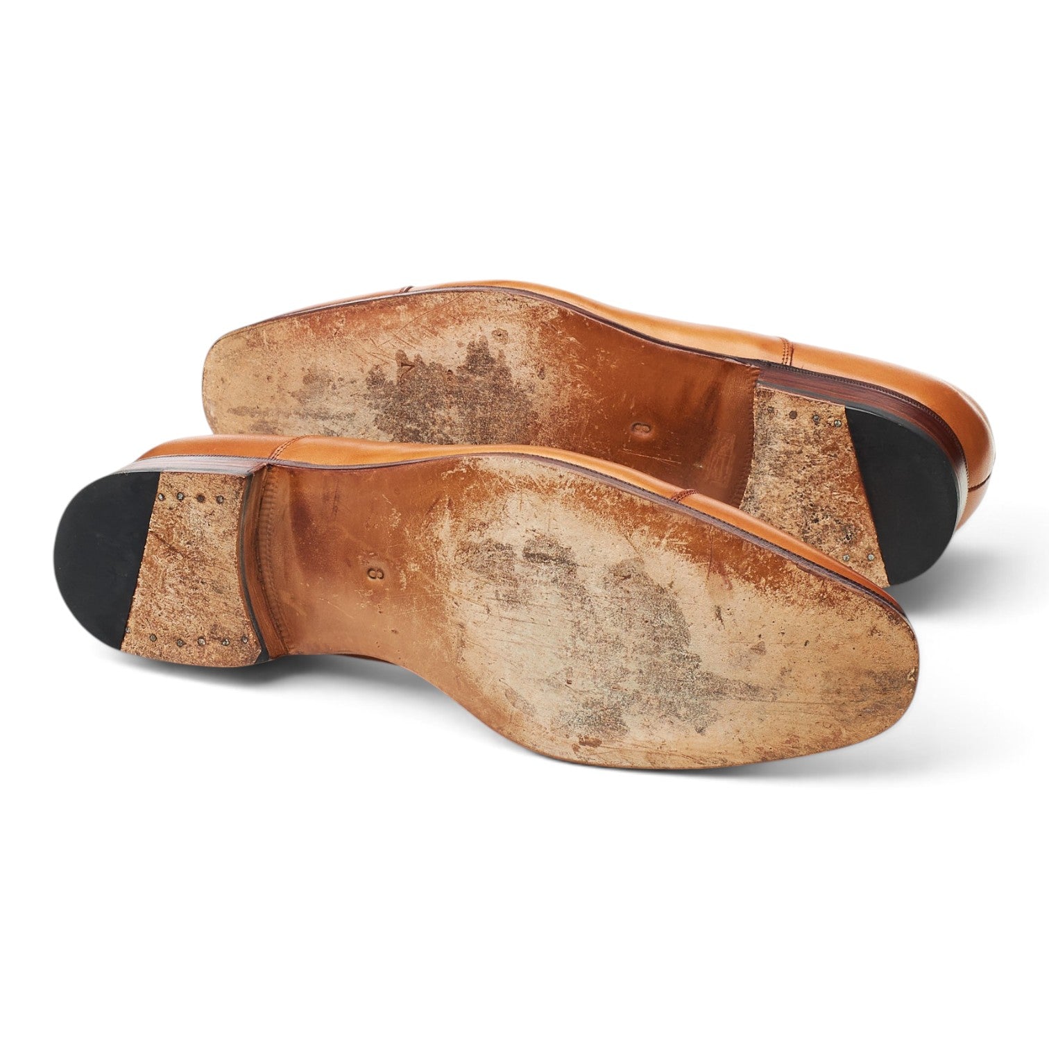 Meermin 101534 richelieu cuir marron clair UK 8