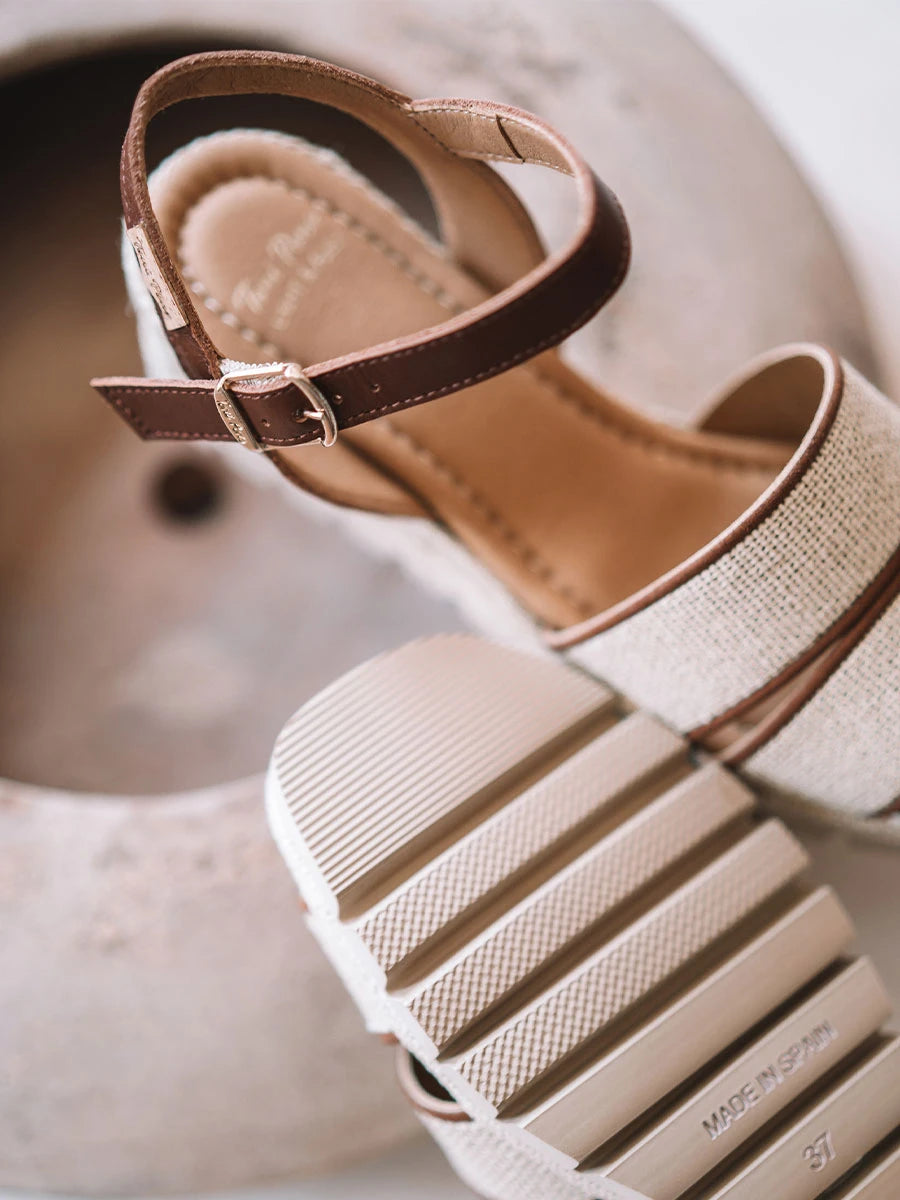Toni Pons Aura sandale compensée femme cuir 5 cm