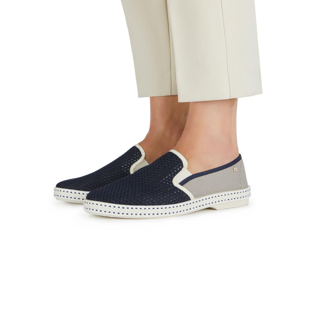 Rivieras Classic Match espadrilles bleu gris