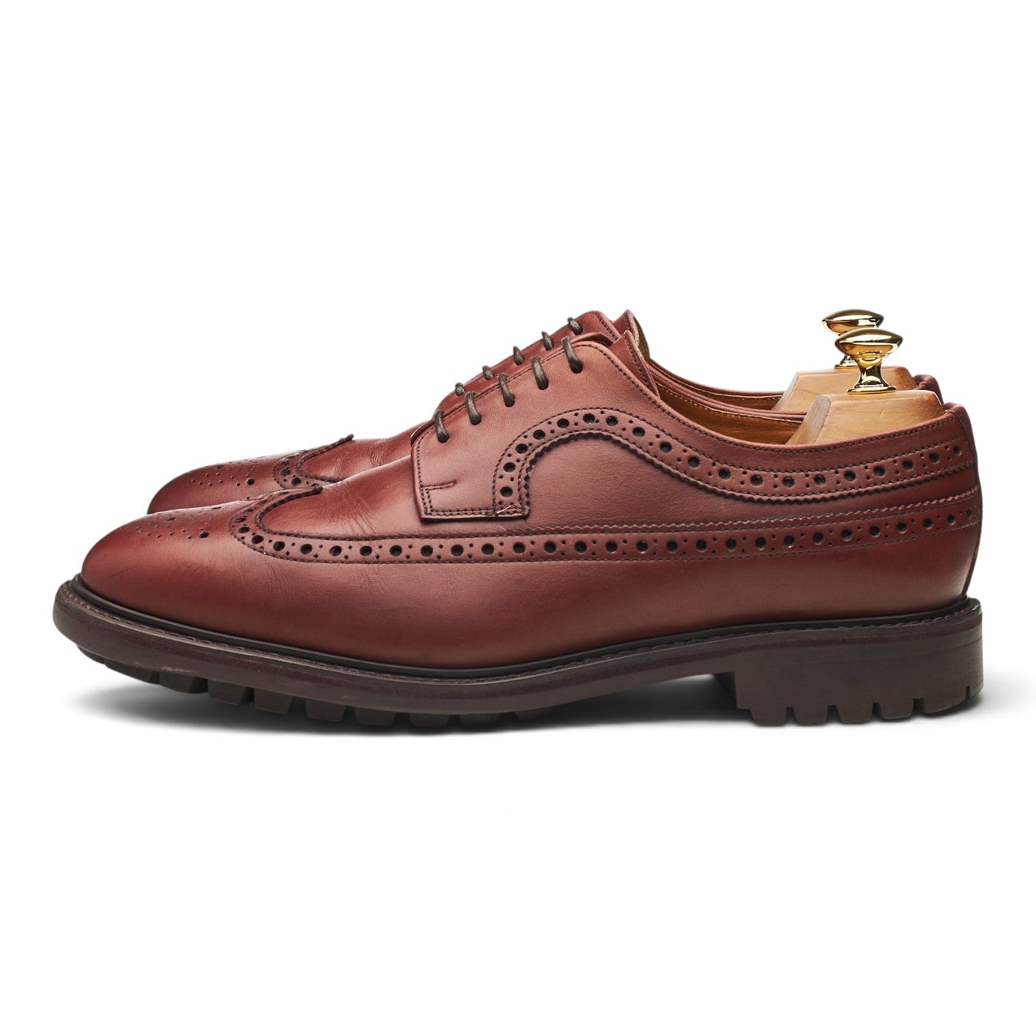 Alfred Sargent Berwick derby cuir tabac UK 9,5 large