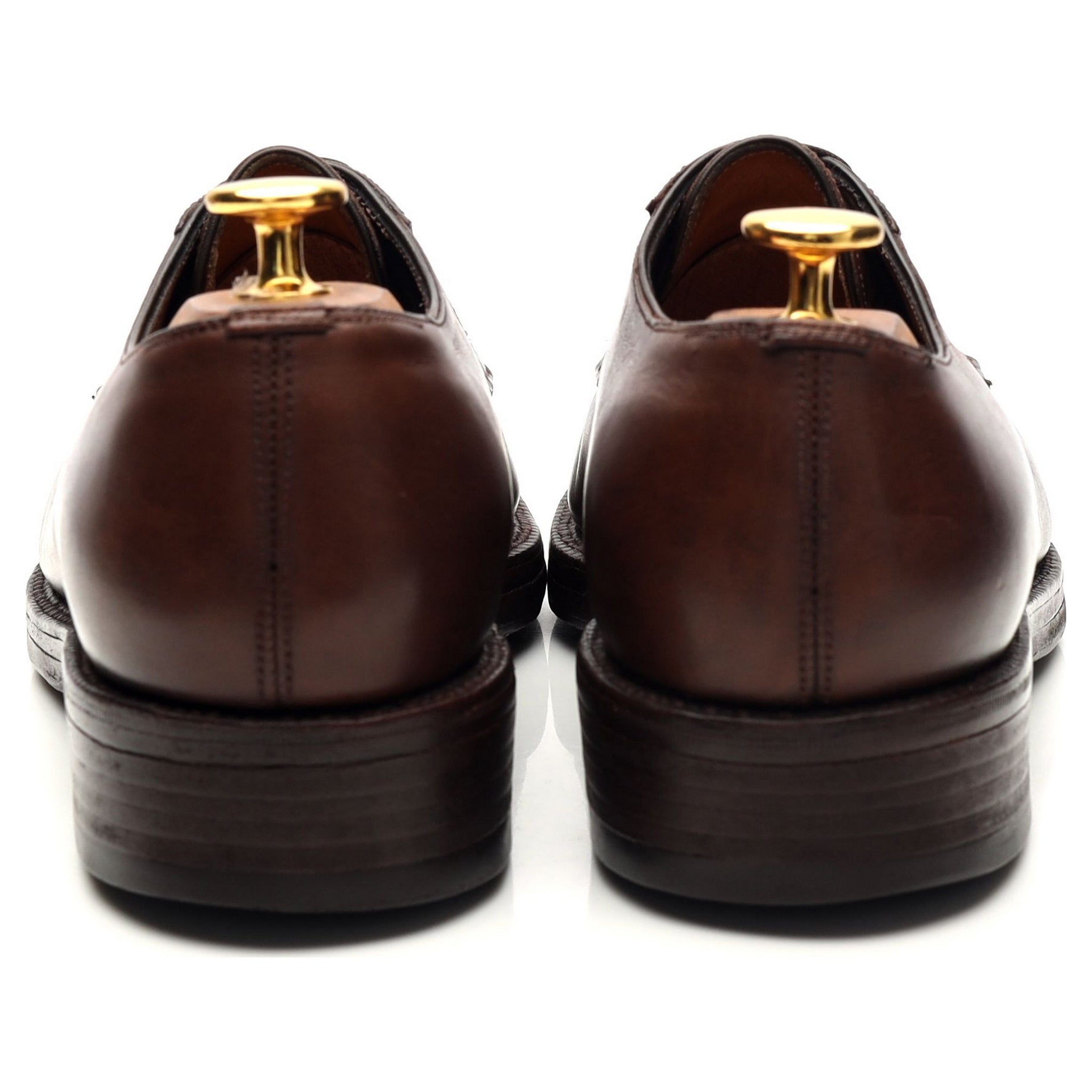 Gaziano & Girling derby cuir marron sur-mesure UK 6.5