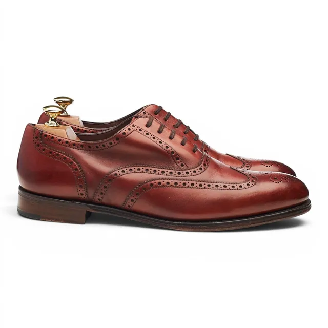 Loake 1880 Torrington richelieu brogue marron 8.5 UK