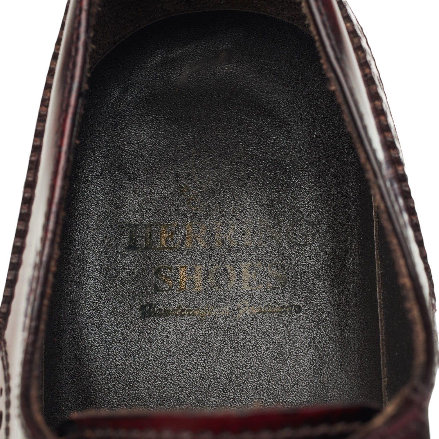 Herring Edinburgh derby cuir bordeaux pointure 7,5 semelle gomme