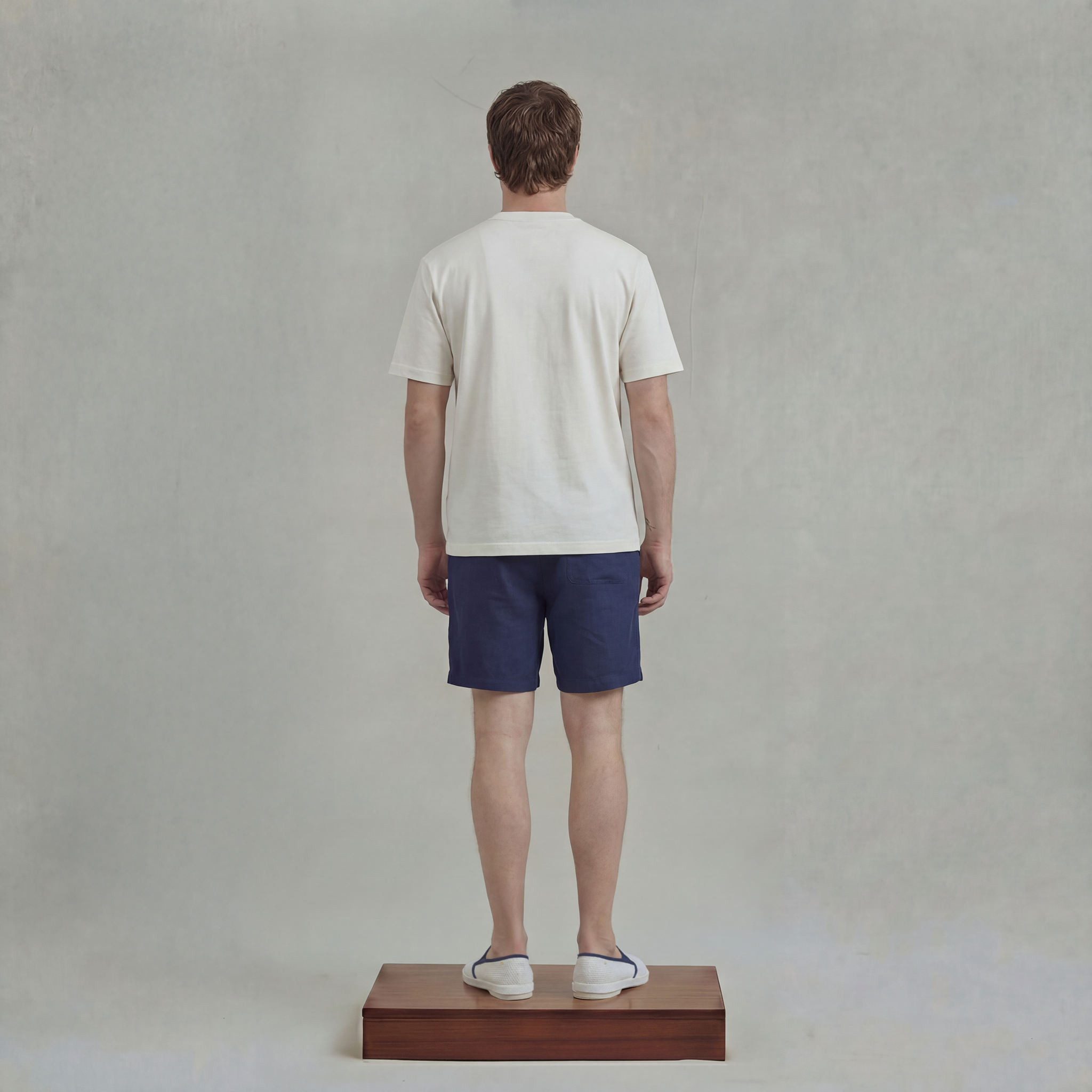 Rivieras Tropez t-shirt coton blanc poche manche