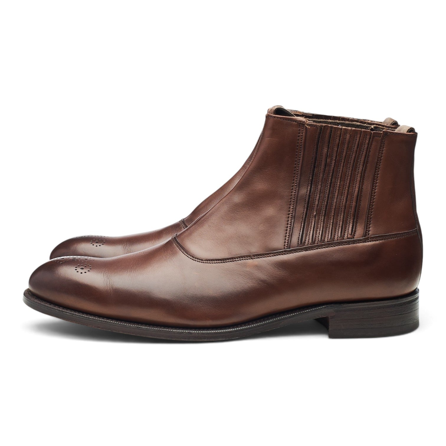 Grenson Chelsea boots cuir marron foncé UK 7,5