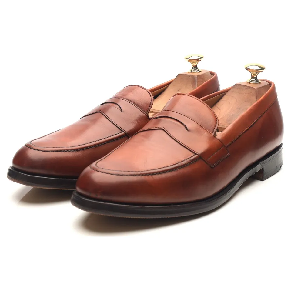 Shipton & Heneage Arran mocassin cuir marron UK 9.5