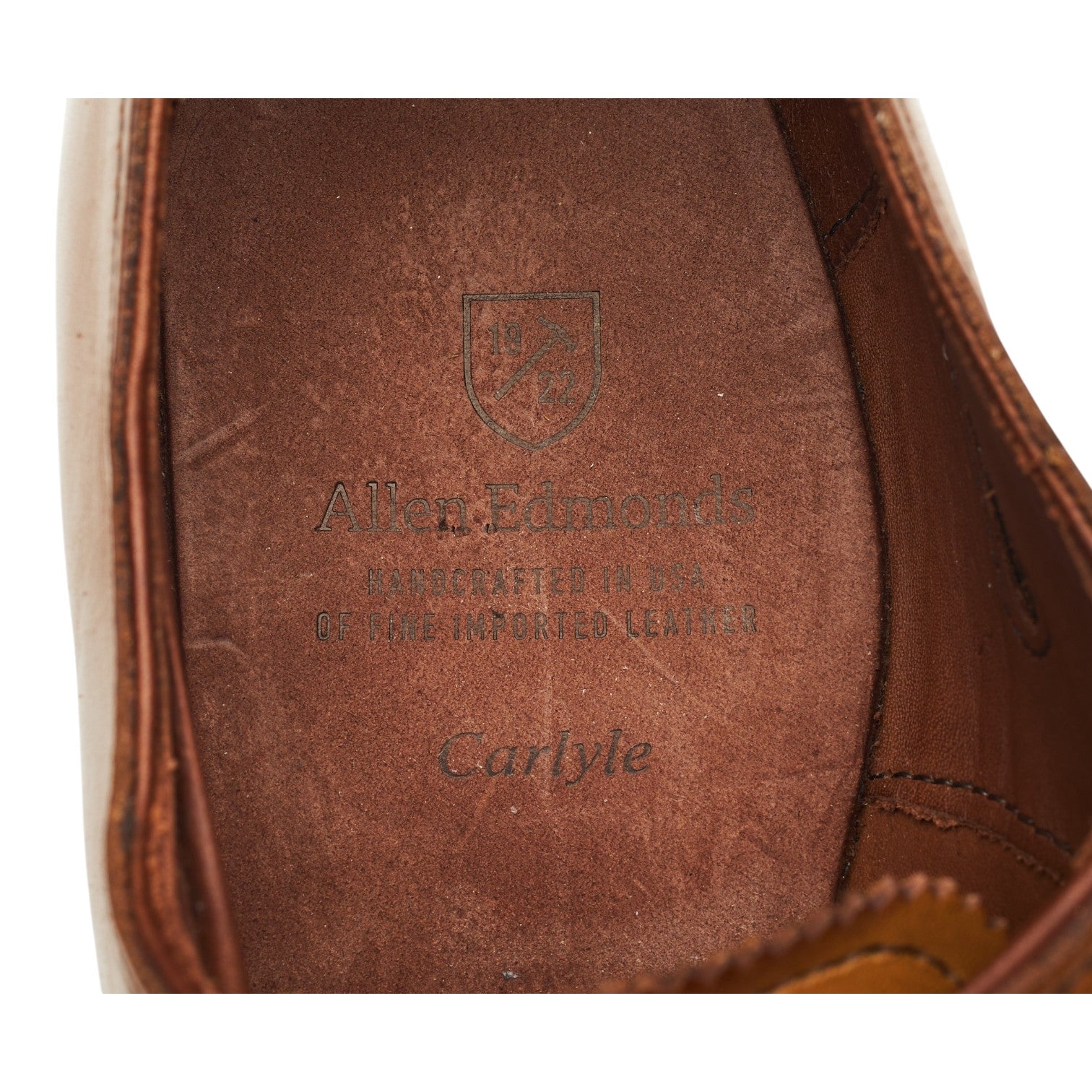 Allen Edmonds Carlyle Oxford cuir marron UK 8