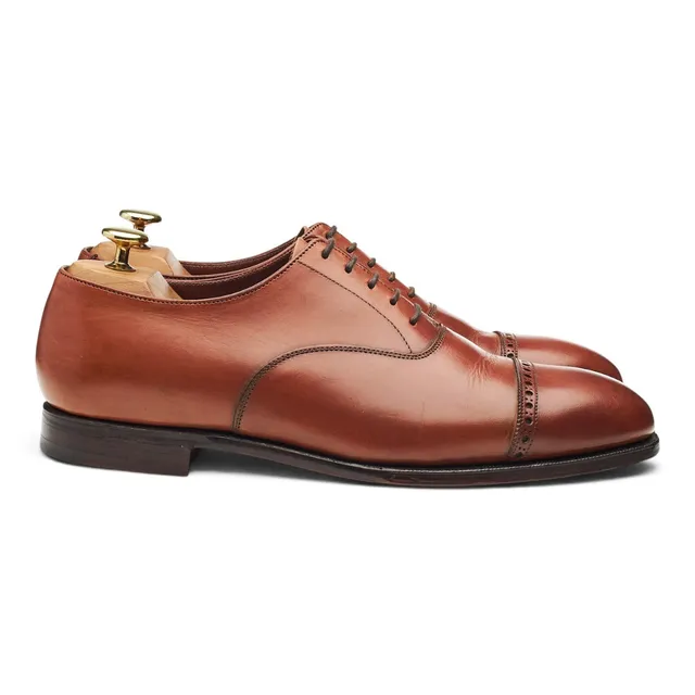 Crockett & Jones Belgrave richelieu camel 7,5 UK cuir