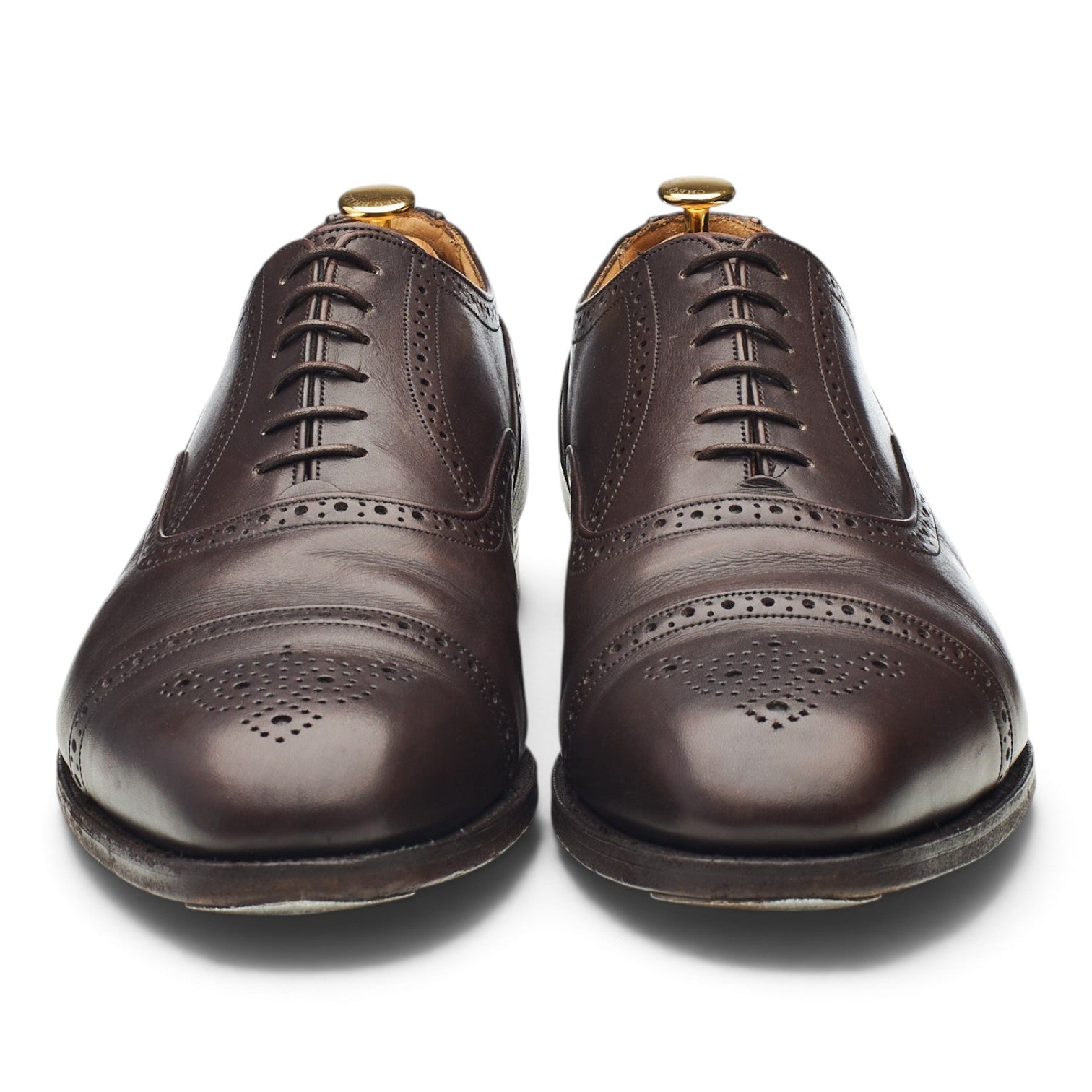 Tricker's Kensington richelieu cuir marron UK 13