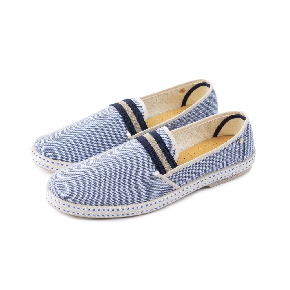 Rivieras Classic College Toile Bluish Espadrilles Bleu
