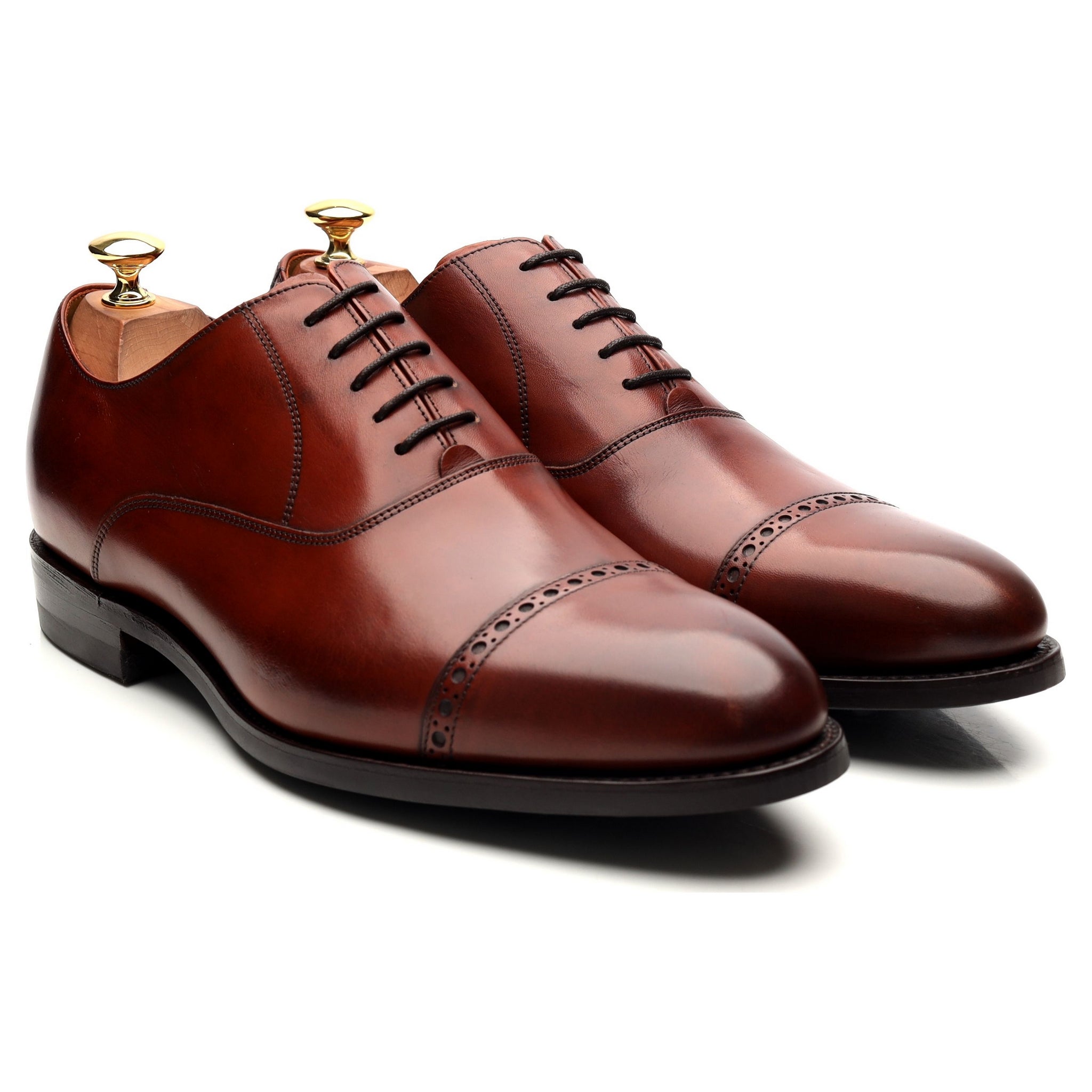Barker Burford oxford cuir marron UK 9