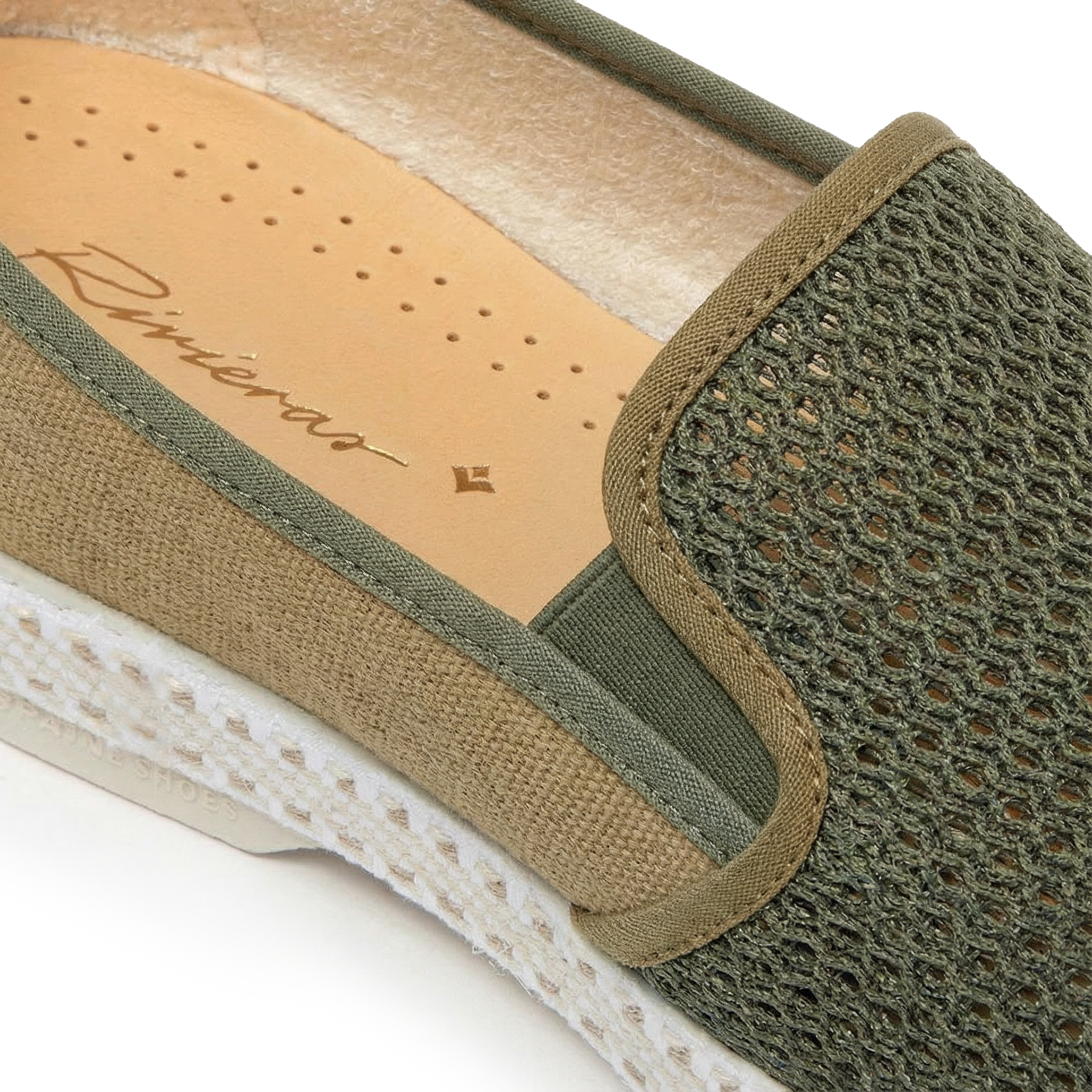 Rivieras Classic Match Kaki espadrilles kaki toile sable