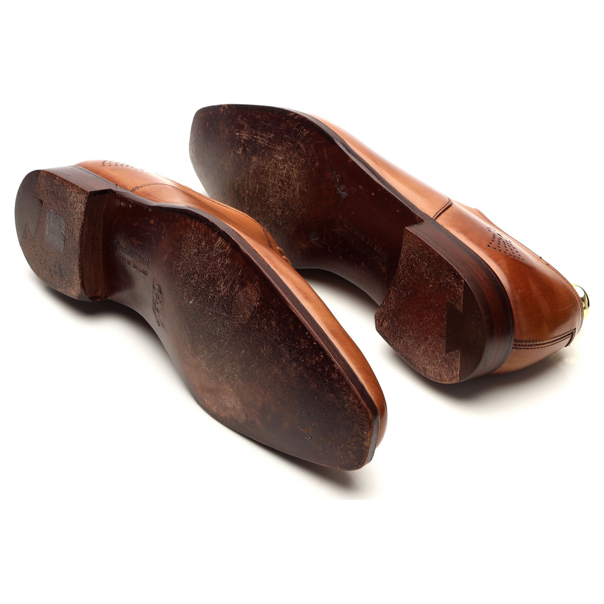 Crockett & Jones Rosemoor richelieu cuir tabac UK 7.5 cuir