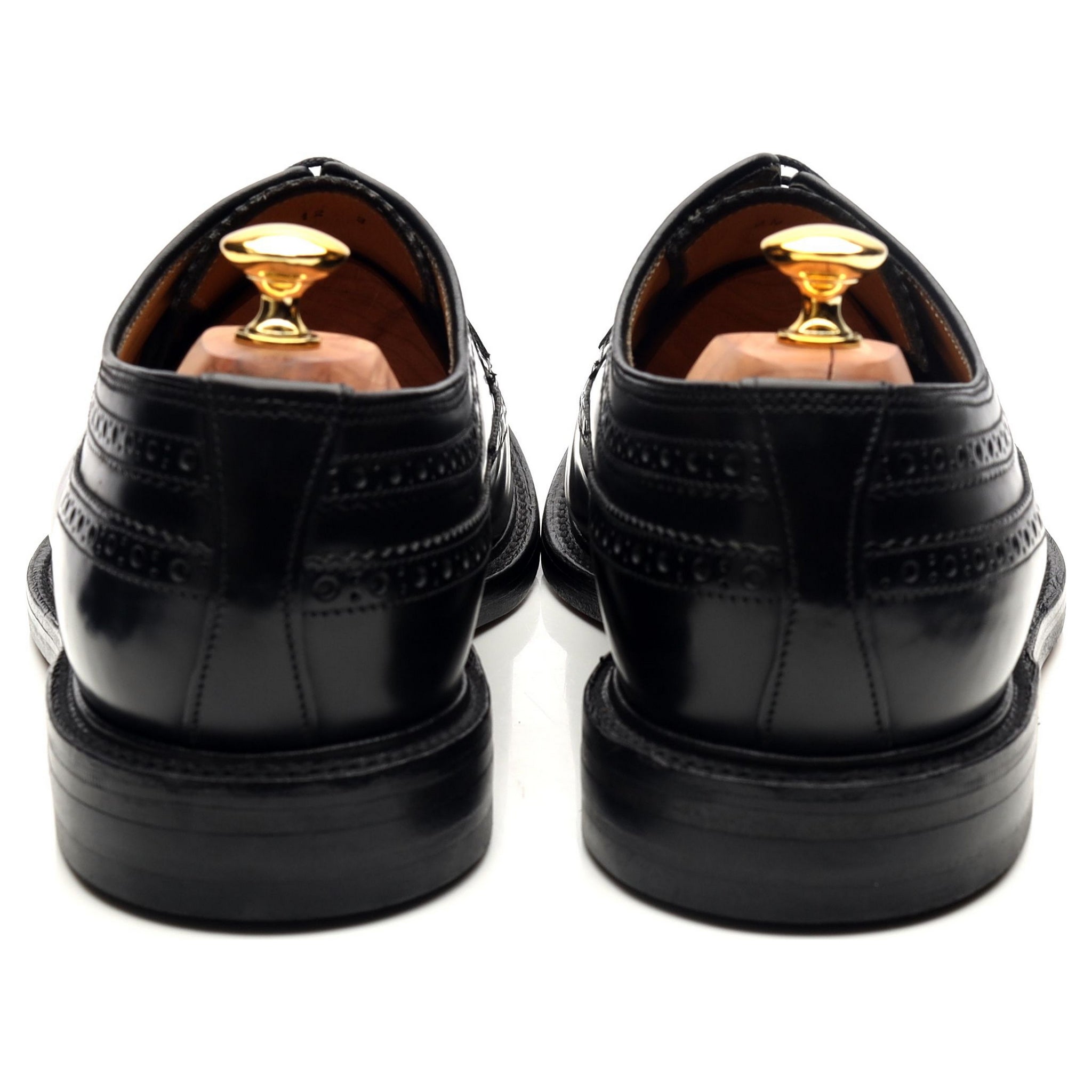 Loake Royal Brogue derby cuir noir pointure 12