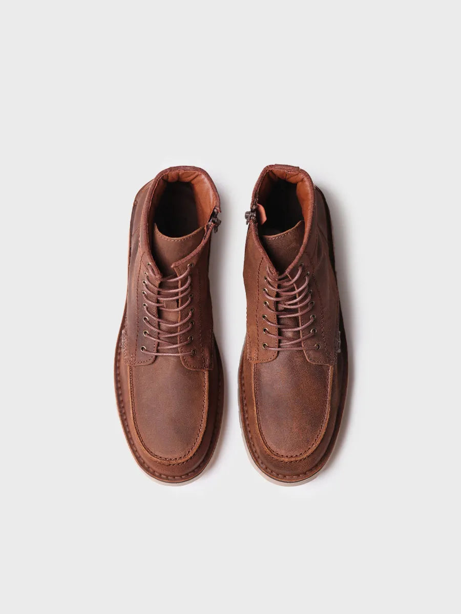 Toni Pons Oriol-SW bottines cuir homme marron à lacets