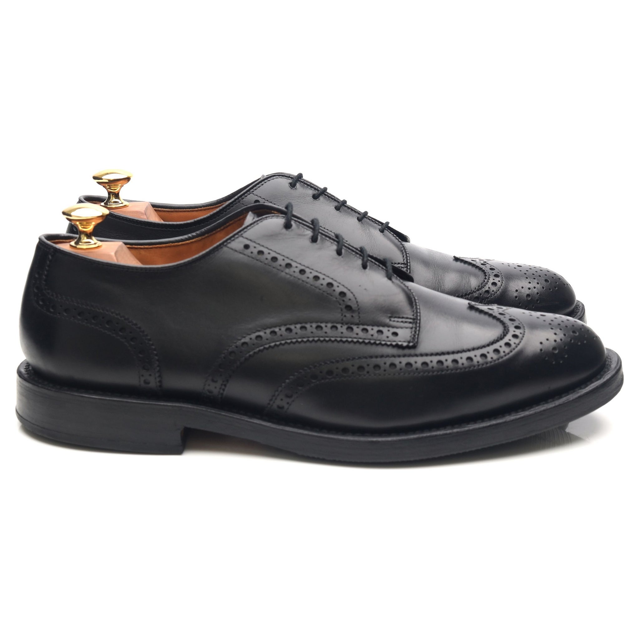 Allen Edmonds Auburn derby brogues cuir noir UK 9