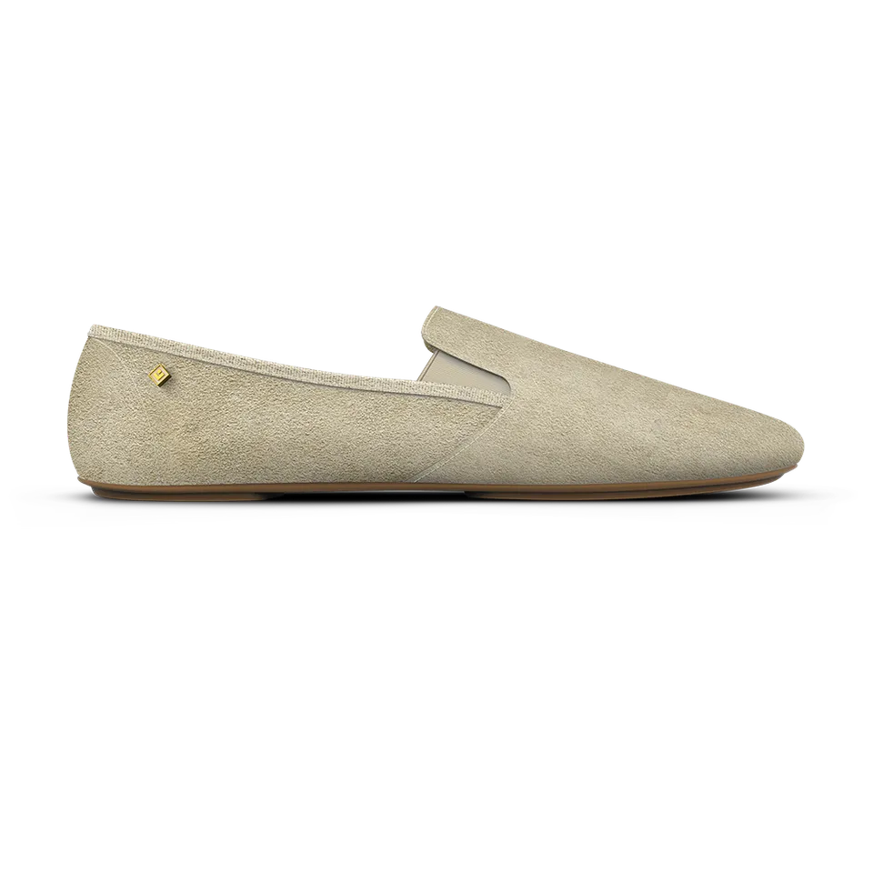 Rivieras Jazz Suede Ecru espadrilles beige cuir