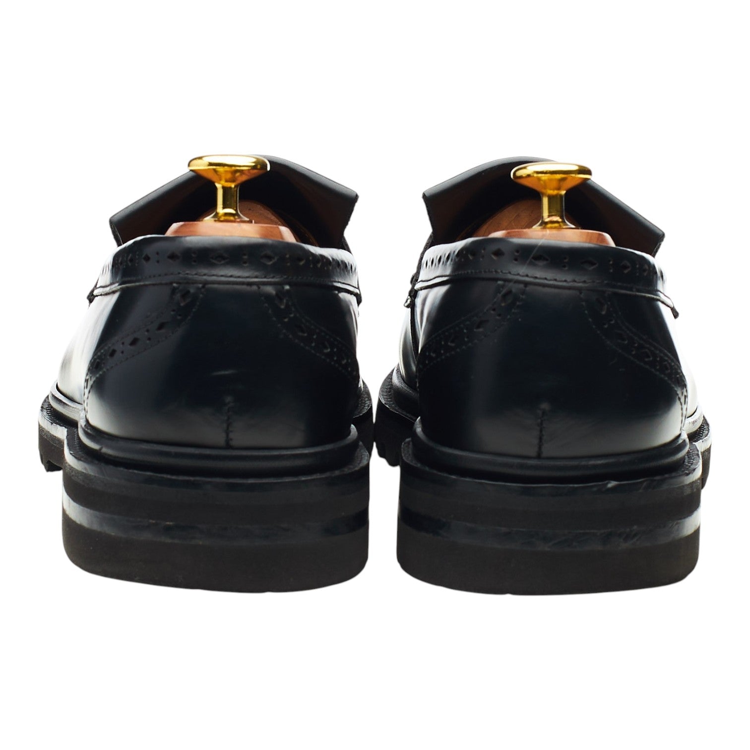 Wildsmith Model 80 mocassin frange noir UK 8