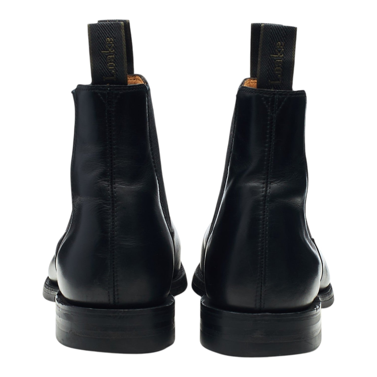 Loake Chatsworth 1880 boots chelsea cuir noir UK 9