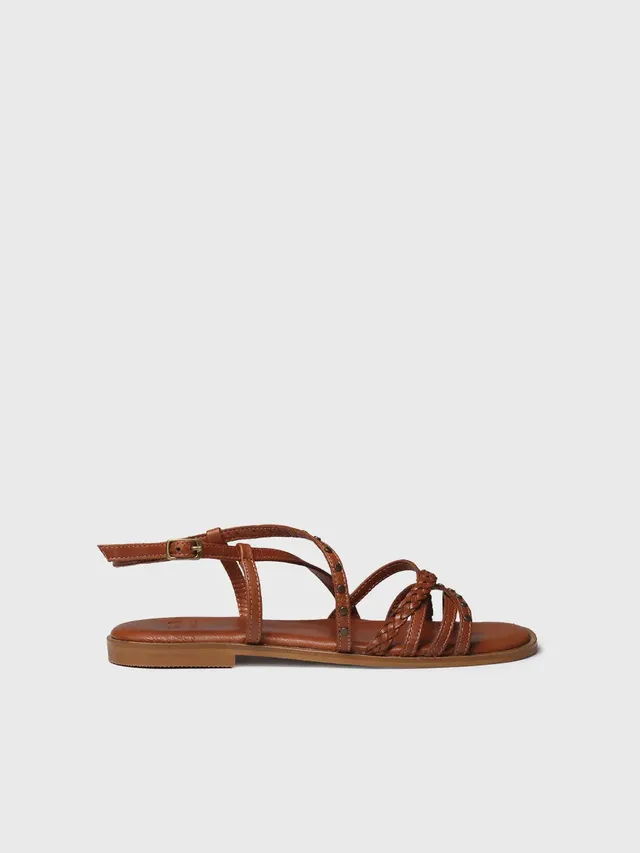 Toni Pons Bergen sandales femme cuir cloutées