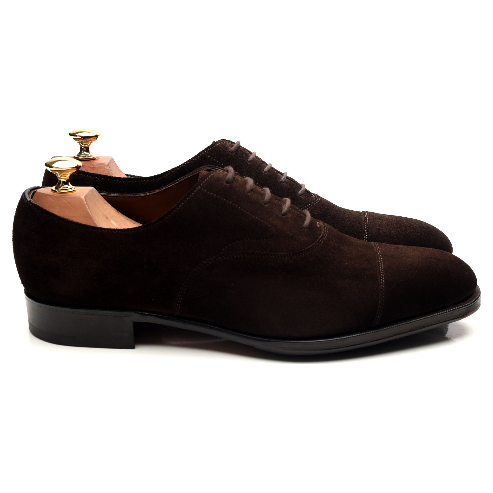 Edward Green Chelsea richelieu suède marron UK 9