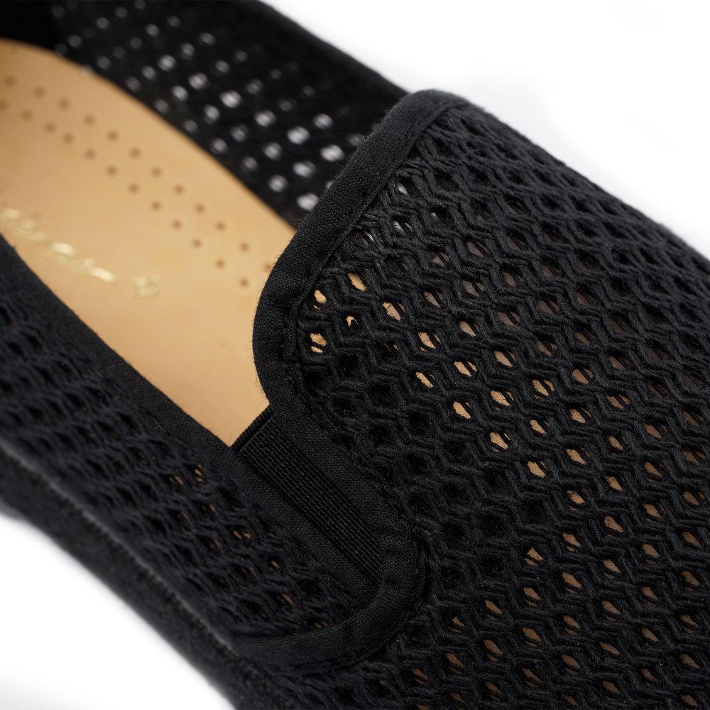 Rivieras Classic Filet Noir espadrilles coton noir
