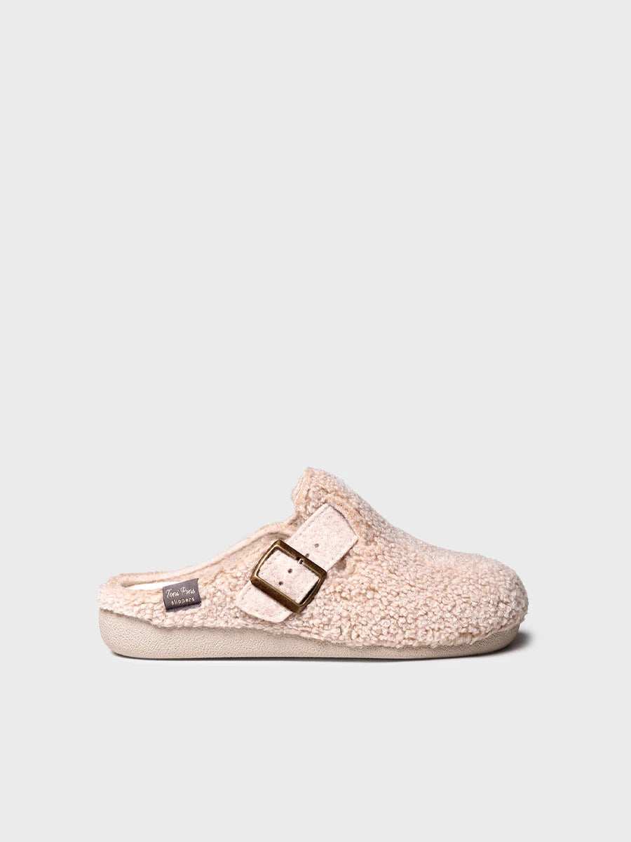 Toni Pons Mima-NV chaussons bouclé boucle dorée
